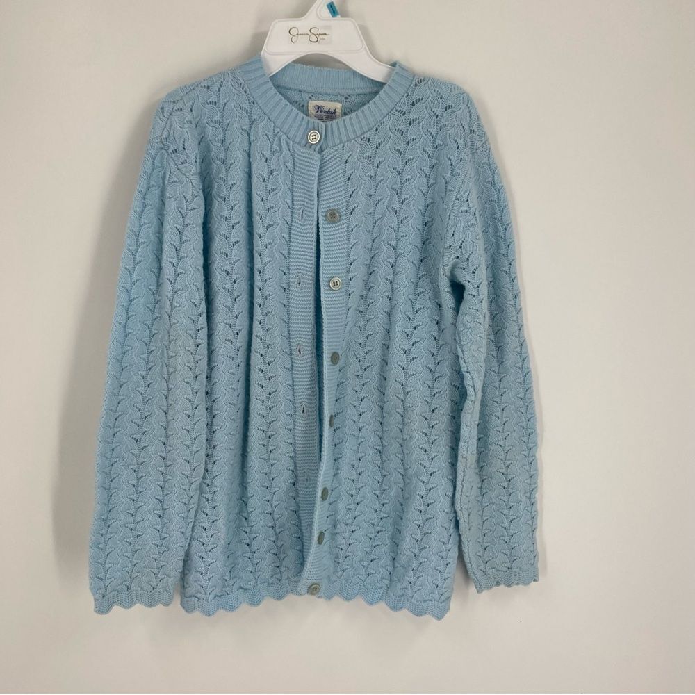 Wintuk Light Blue Women's Knit Cardigan size XS